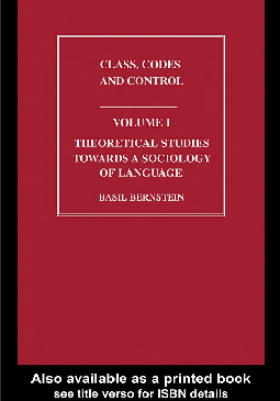 Class, Codes and Control vol1