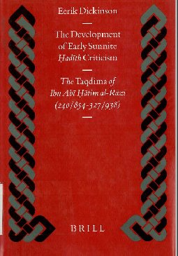 The development of early sunnite Hadith criticism
