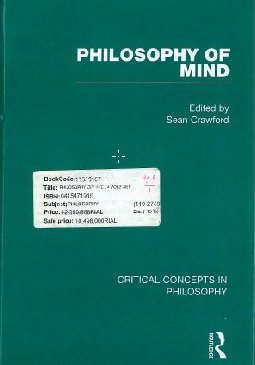 PHILOSOPHY OF MIND1